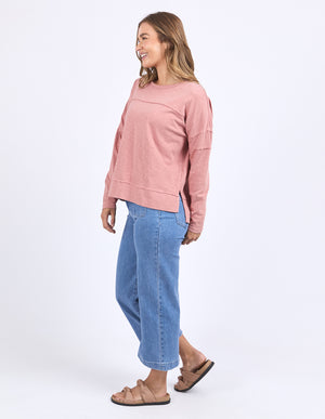 Foxwood Jayne Throw On Top - Ash Rose