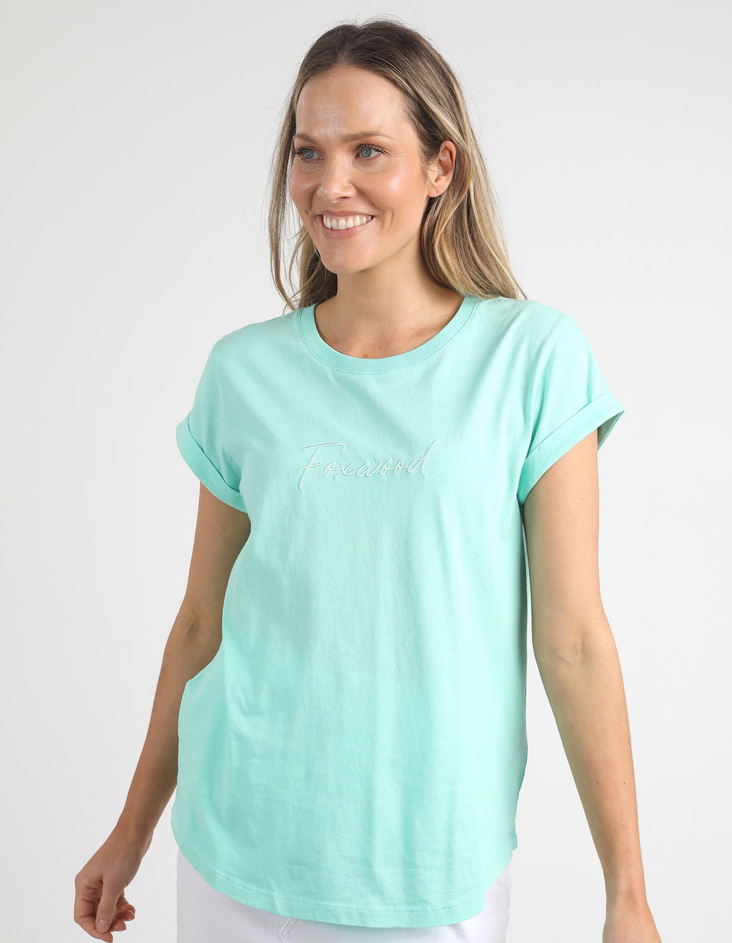 Foxwood Signature Tee - Neon Mint