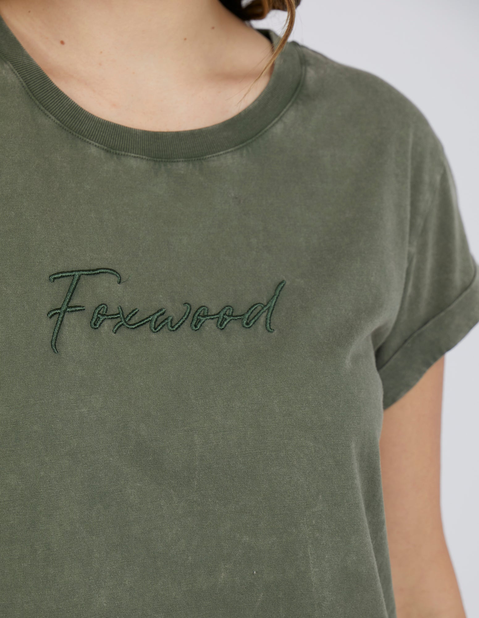 Foxwood Signature Tee - Khaki