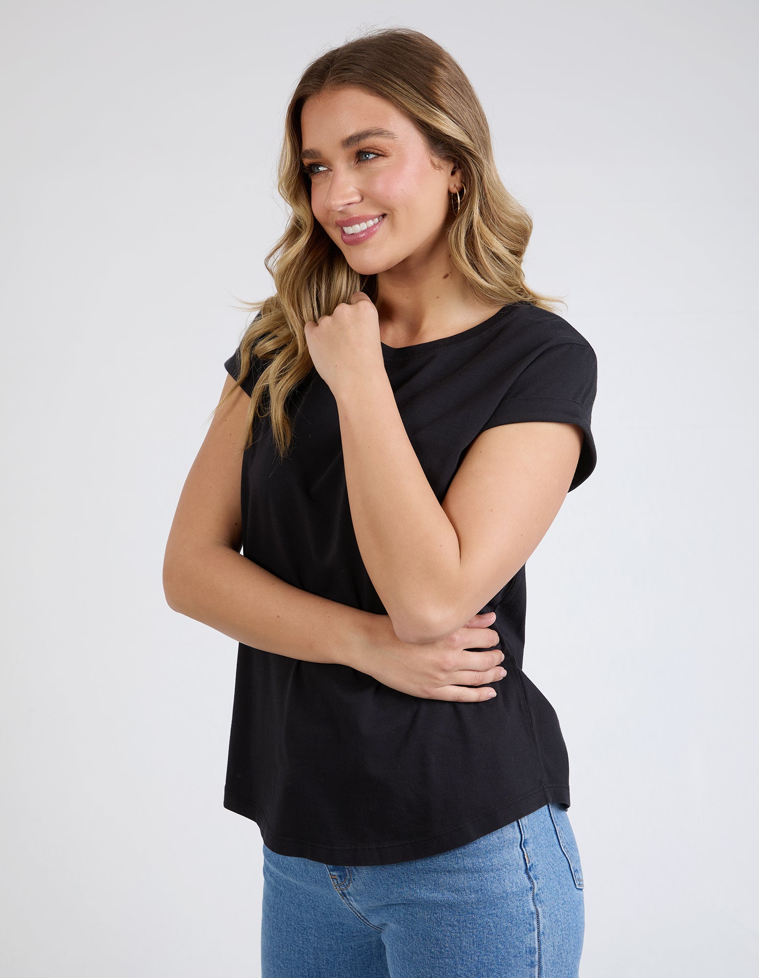 Foxwood Manly Tee - Black