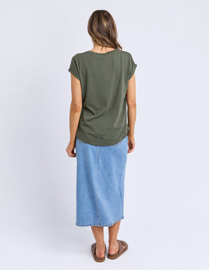 Foxwood Manly Vee Tee - Khaki