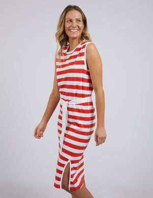 Foxwood Bondi Dress Stripe - Spicy Orange/White Stripe