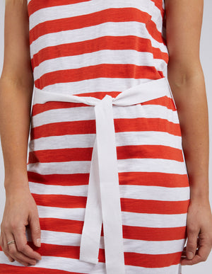 Foxwood Bondi Dress Stripe - Spicy Orange/White Stripe