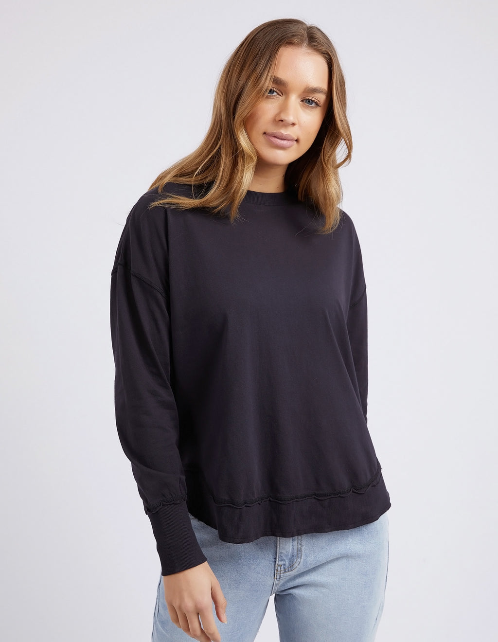 Foxwood Farrah LS Tee - Black