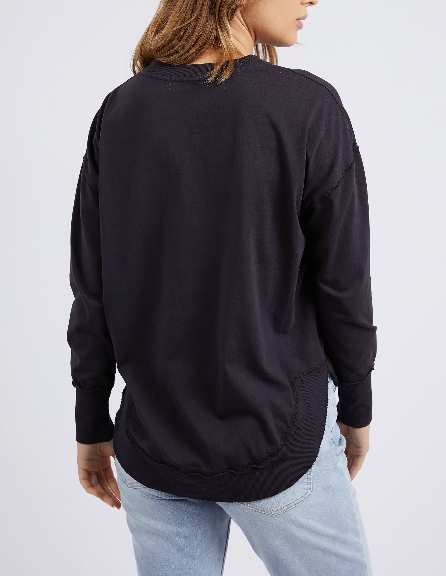 Foxwood Farrah LS Tee - Black