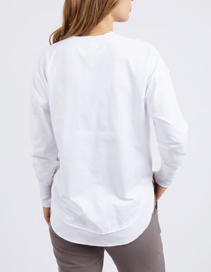 Foxwood Farrah LS Tee - White