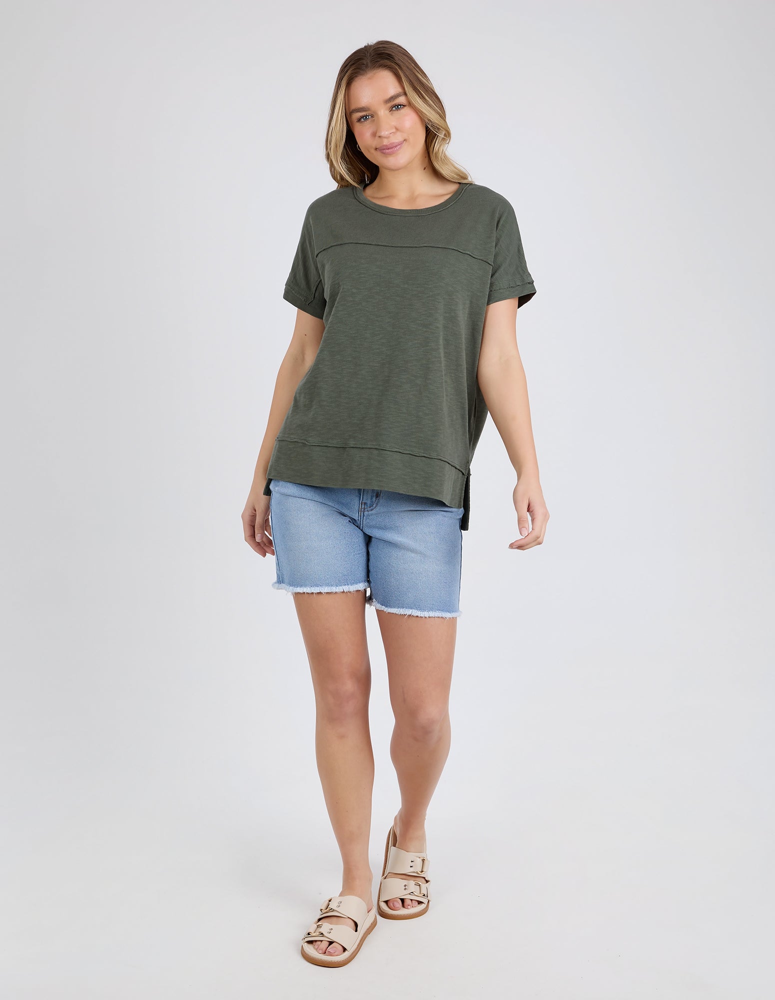 Foxwood Allison Tee - Khaki