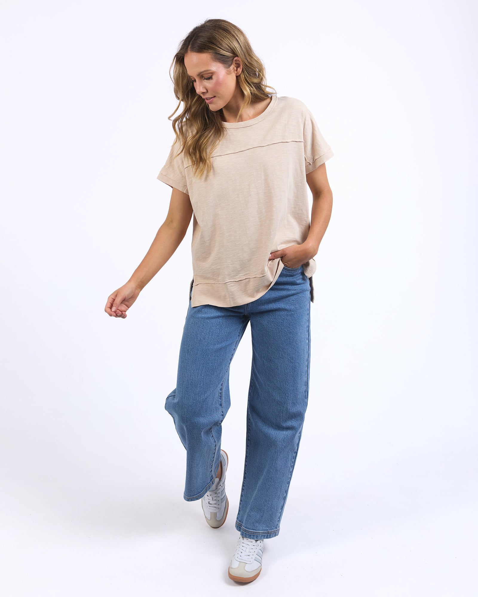 Foxwood Allison Tee - Oat