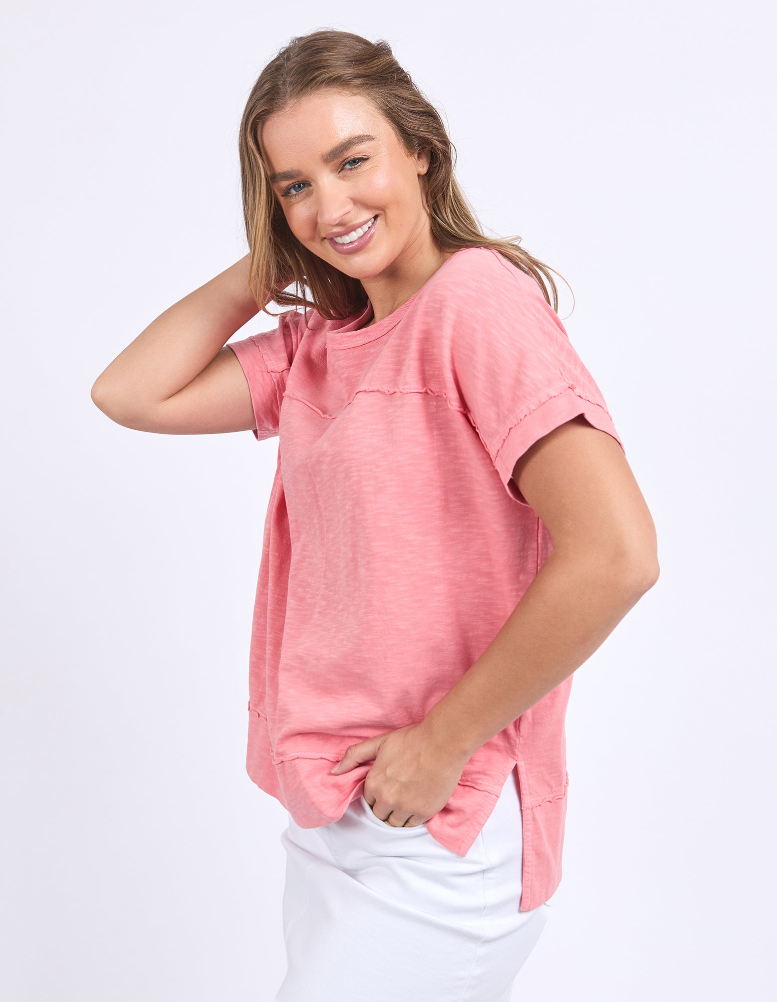 Foxwood Allison Tee - Rose Pink