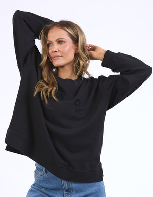 Foxwood Effortless Crew - Black