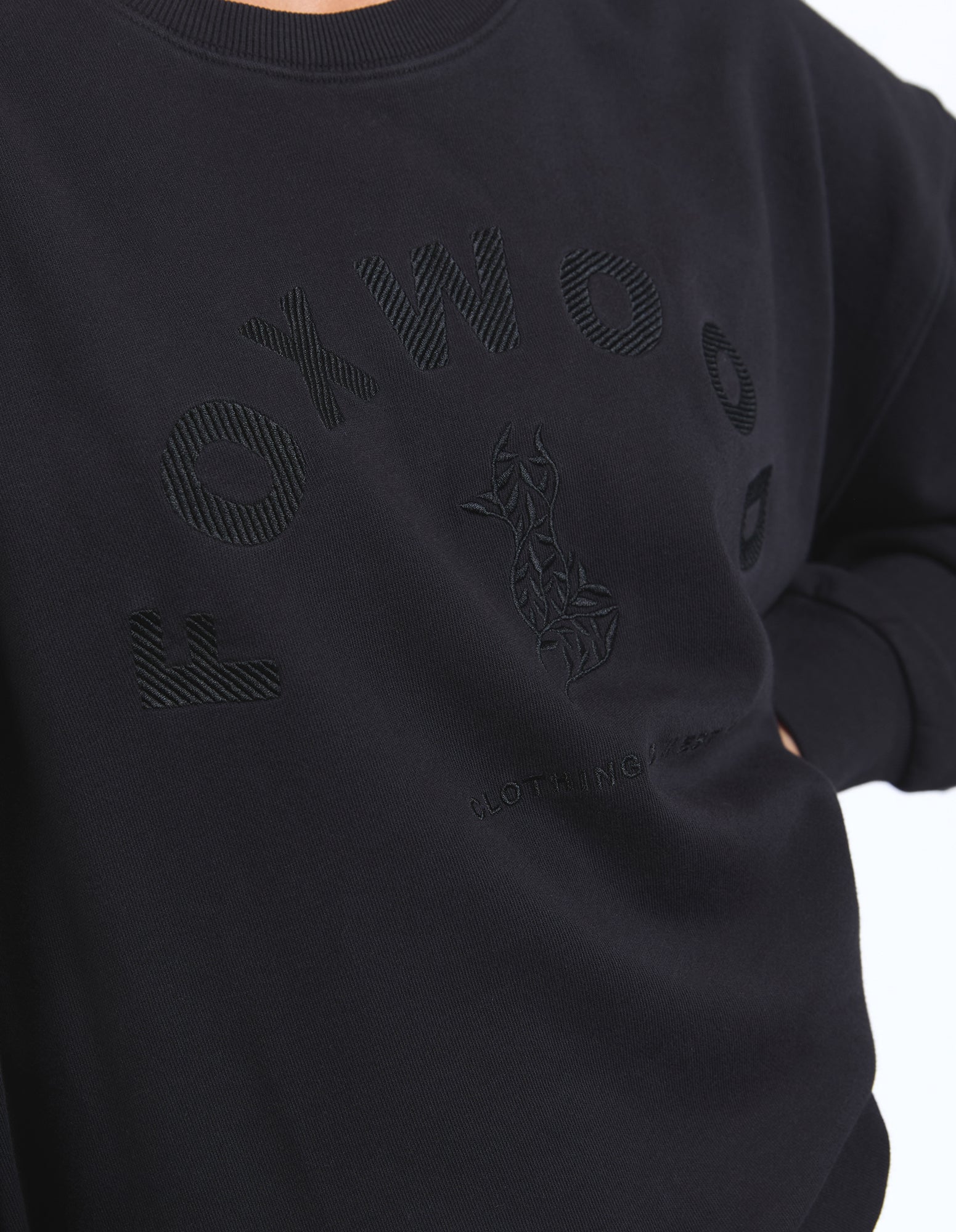 Foxwood Effortless Crew - Black