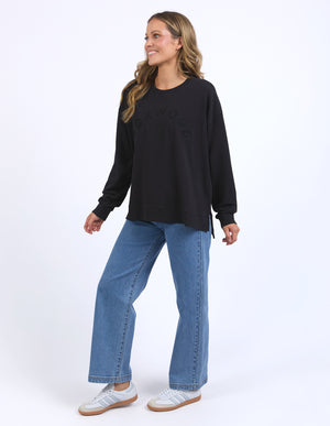 Foxwood Effortless Crew - Black