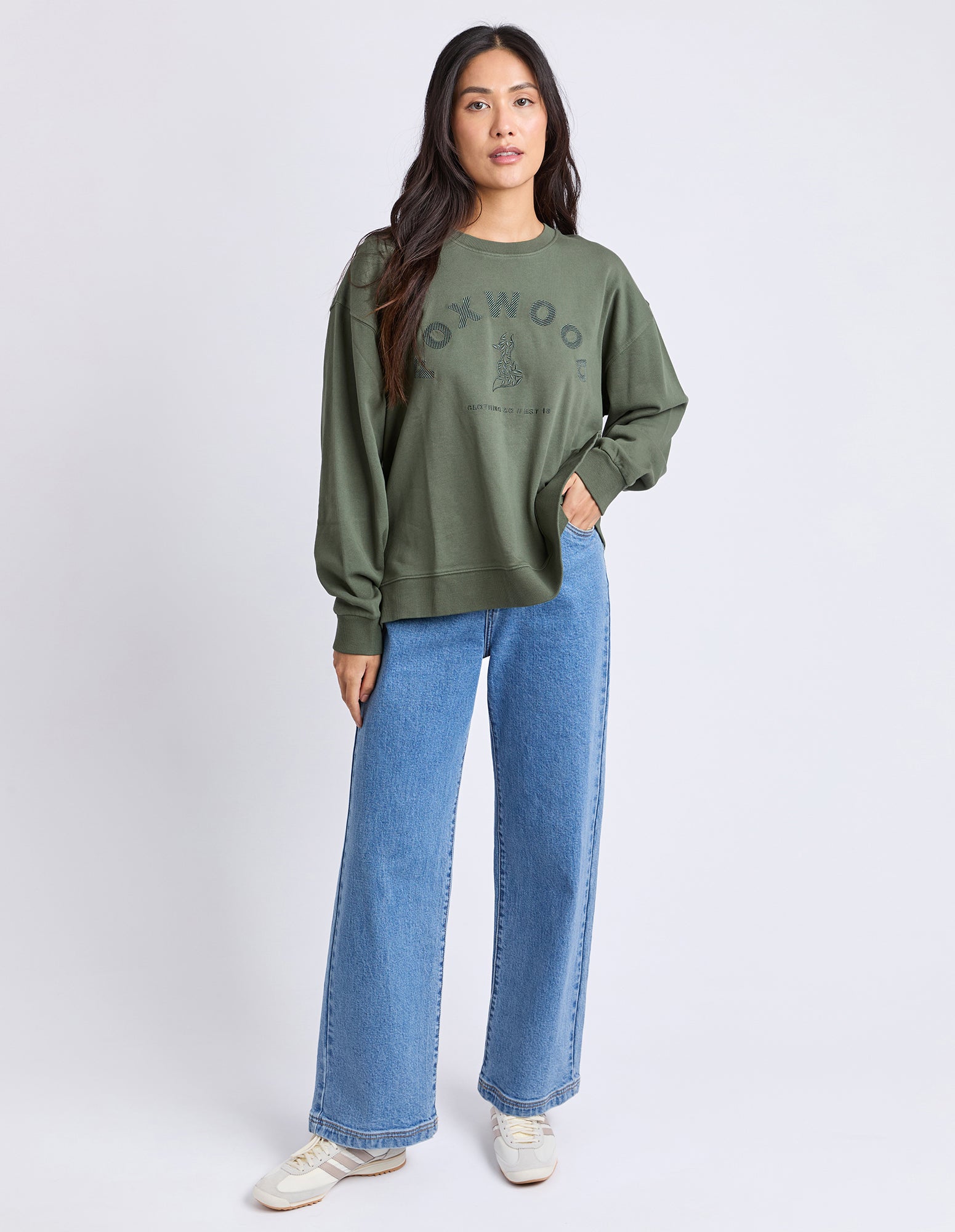 Foxwood Effortless Crew - Khaki