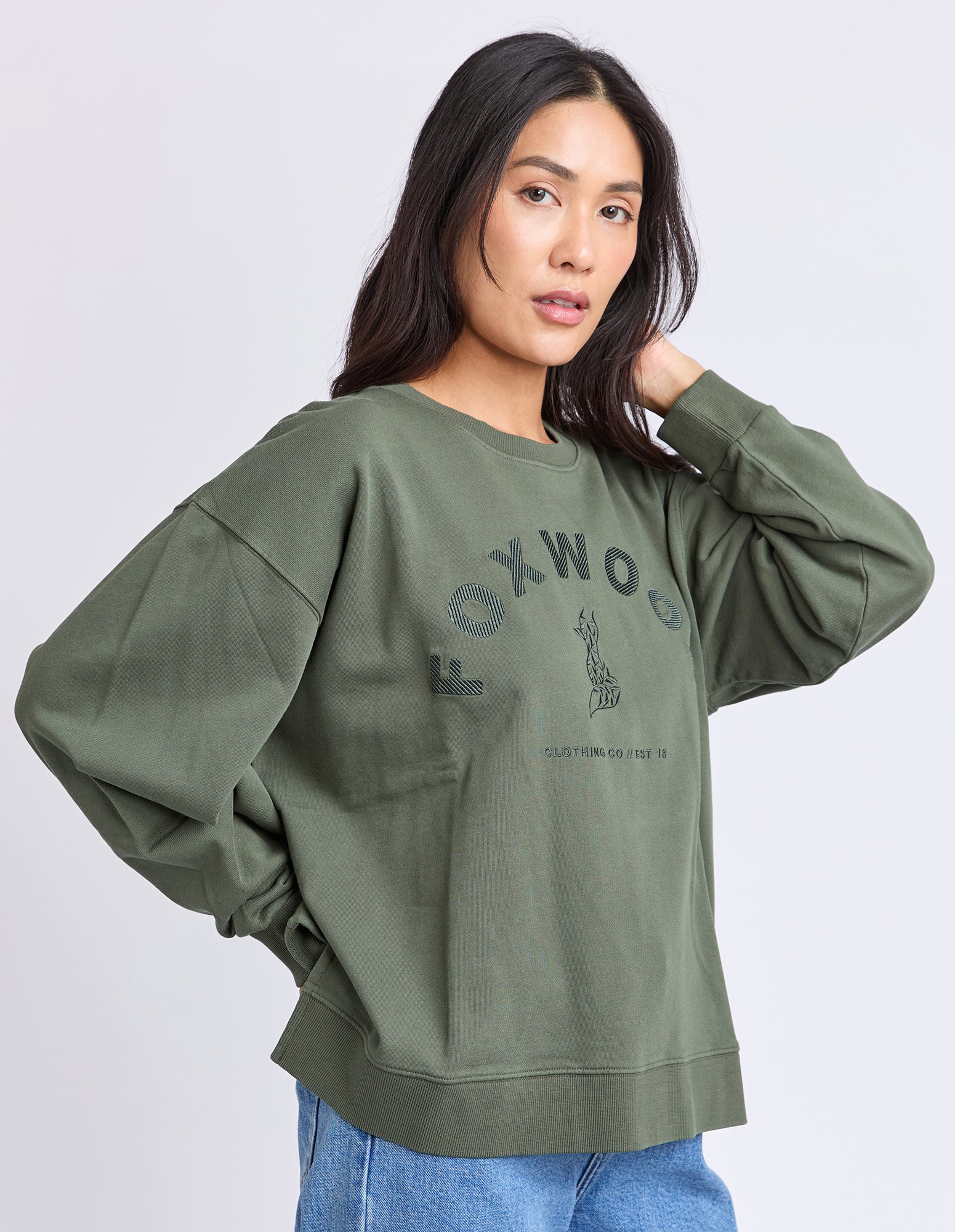 Foxwood Effortless Crew - Khaki