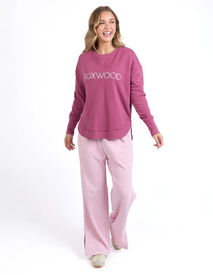 Foxwood Simplified Metallic Crew - Port/Silver