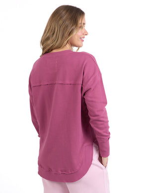 Foxwood Simplified Metallic Crew - Port/Silver