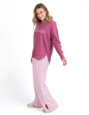 Foxwood Simplified Metallic Crew - Port/Silver