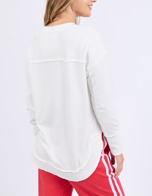 Foxwood Simplified Tonal Crew - Red