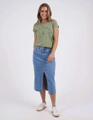 Foxwood Effortless Tee - Fern Green