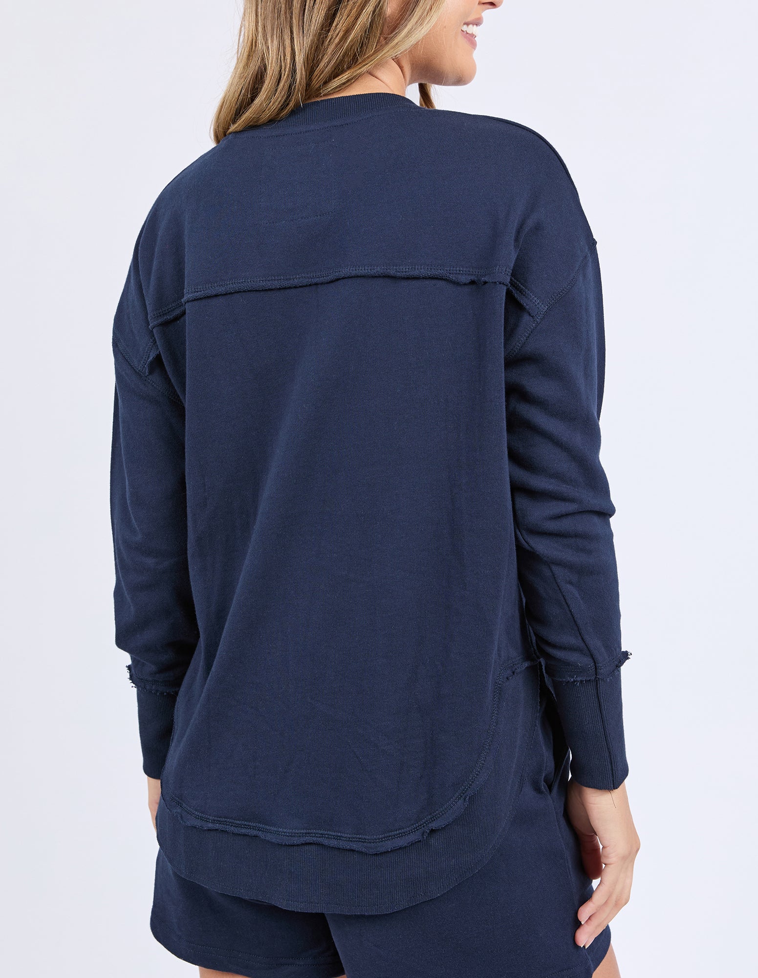 Foxwood Simplified Confetti Crew - Navy