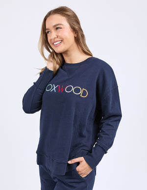 Foxwood Simplified Confetti Crew - Navy