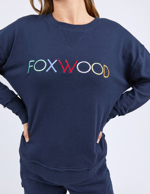 Foxwood Simplified Confetti Crew - Navy