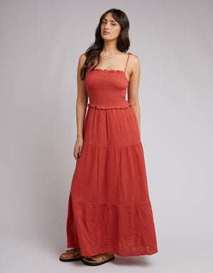 All About Eve Rowie Maxi Dress - Rust