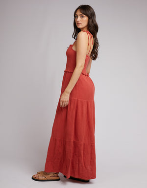 All About Eve Rowie Maxi Dress - Rust