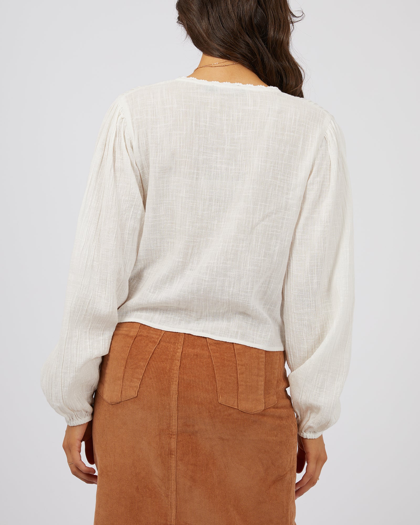 All About Eve Paloma Shirt - Vintage White