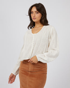 All About Eve Paloma Shirt - Vintage White