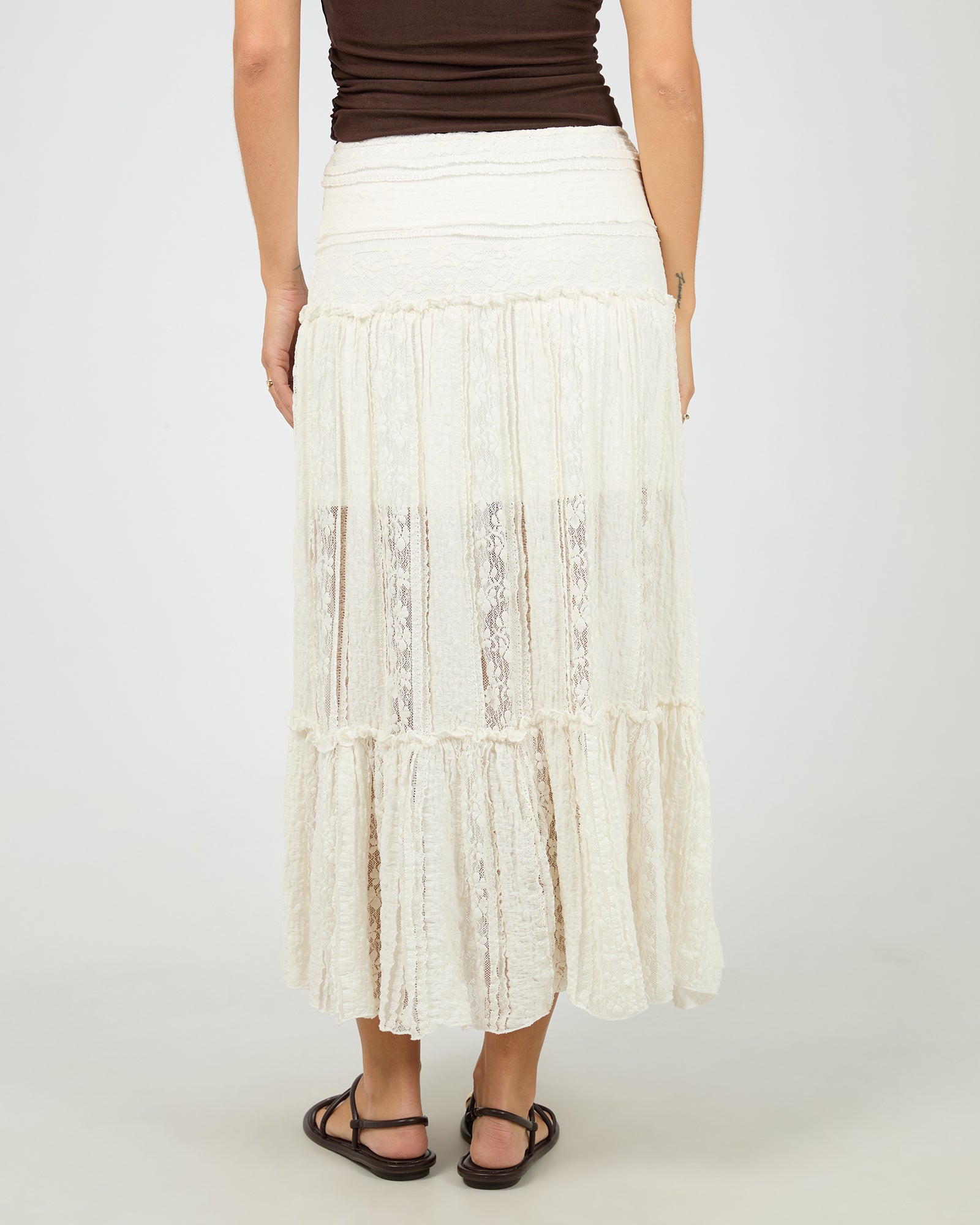 All About Eve Jessie Maxi Skirt - Vintage White