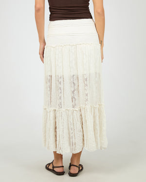 All About Eve Jessie Maxi Skirt - Vintage White