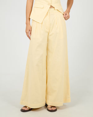 All About Eve Alessa Linen Pant - Yellow