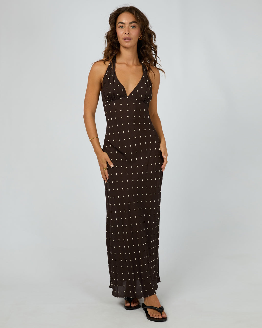 All About Eve Emelia Maxi Dress - Brown