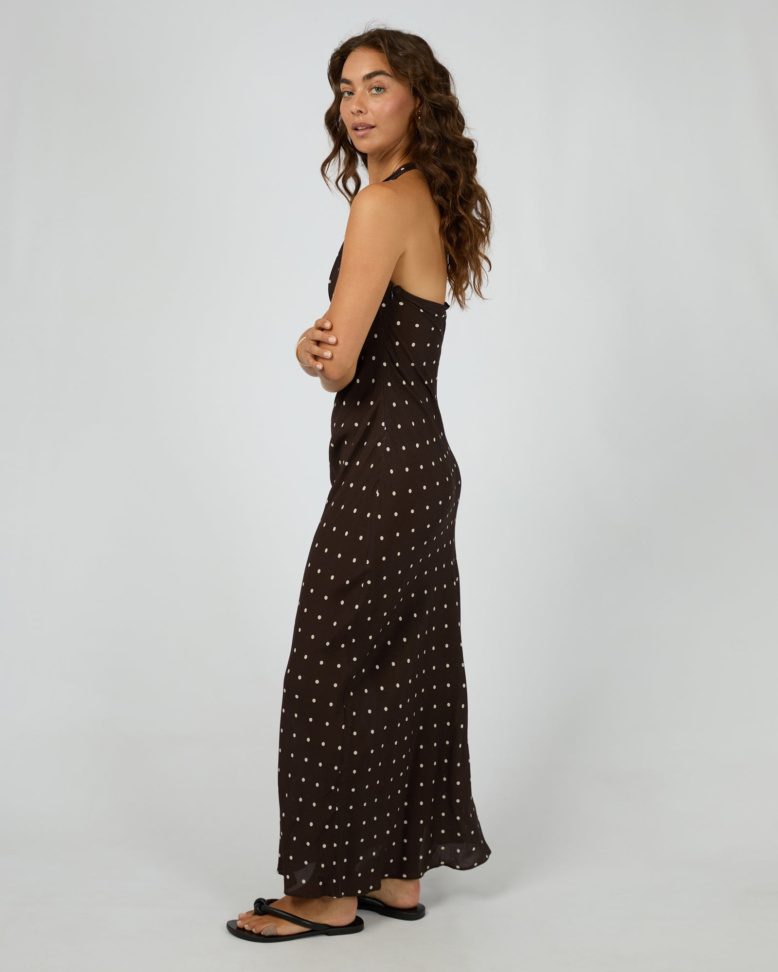 All About Eve Emelia Maxi Dress - Brown