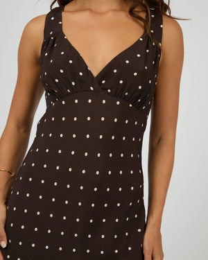 All About Eve Emelia Mini Dress - Brown