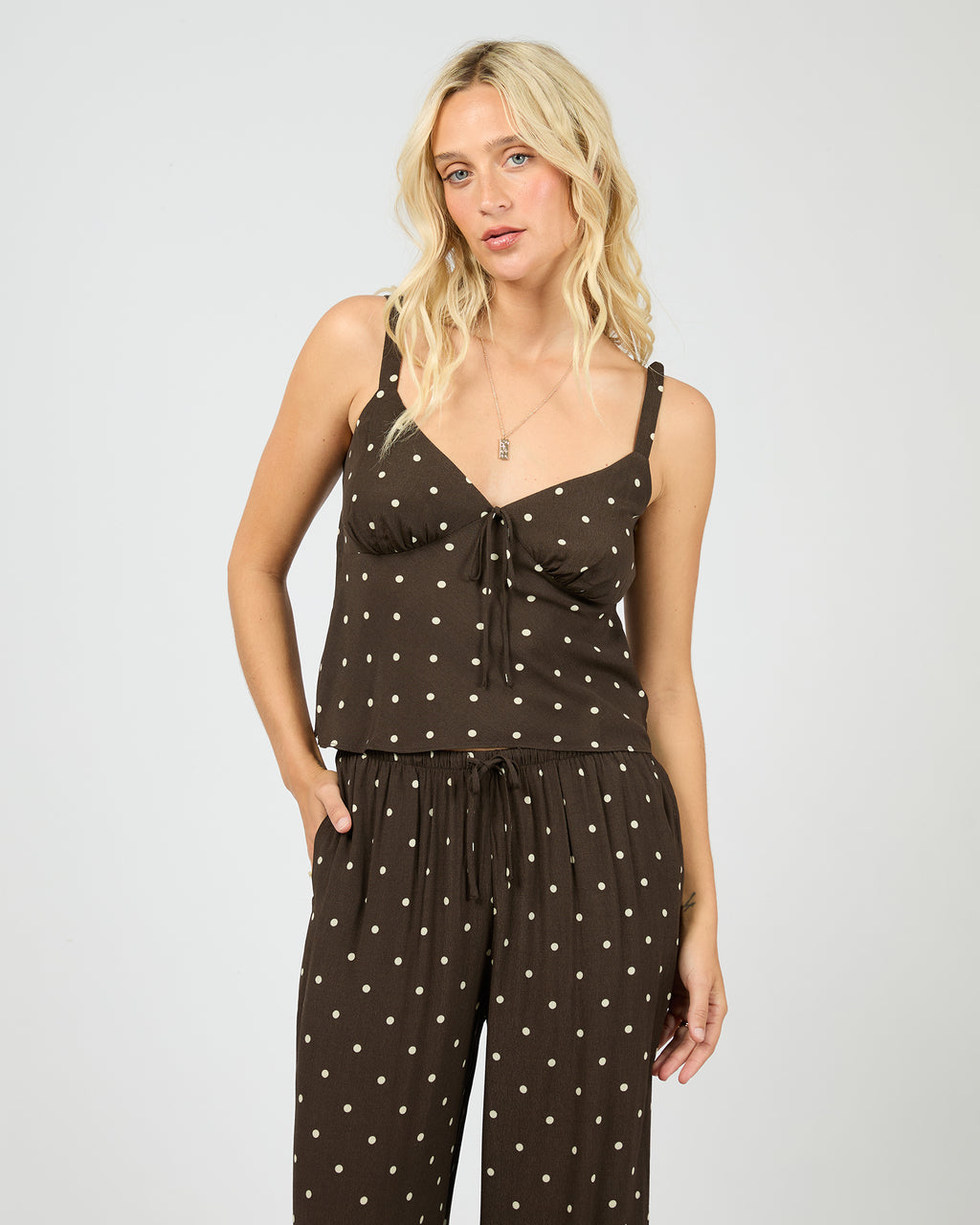 All About Eve Emelia Top - Brown