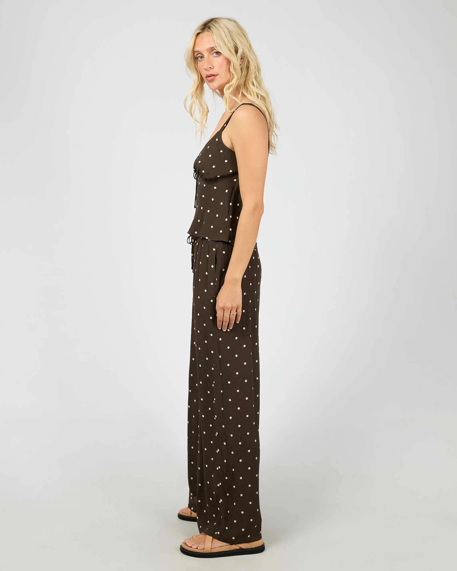 All About Eve Emelia Top - Brown