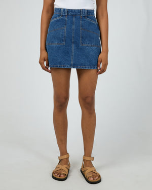 All About Eve Becca Skirt - Heritage Blue