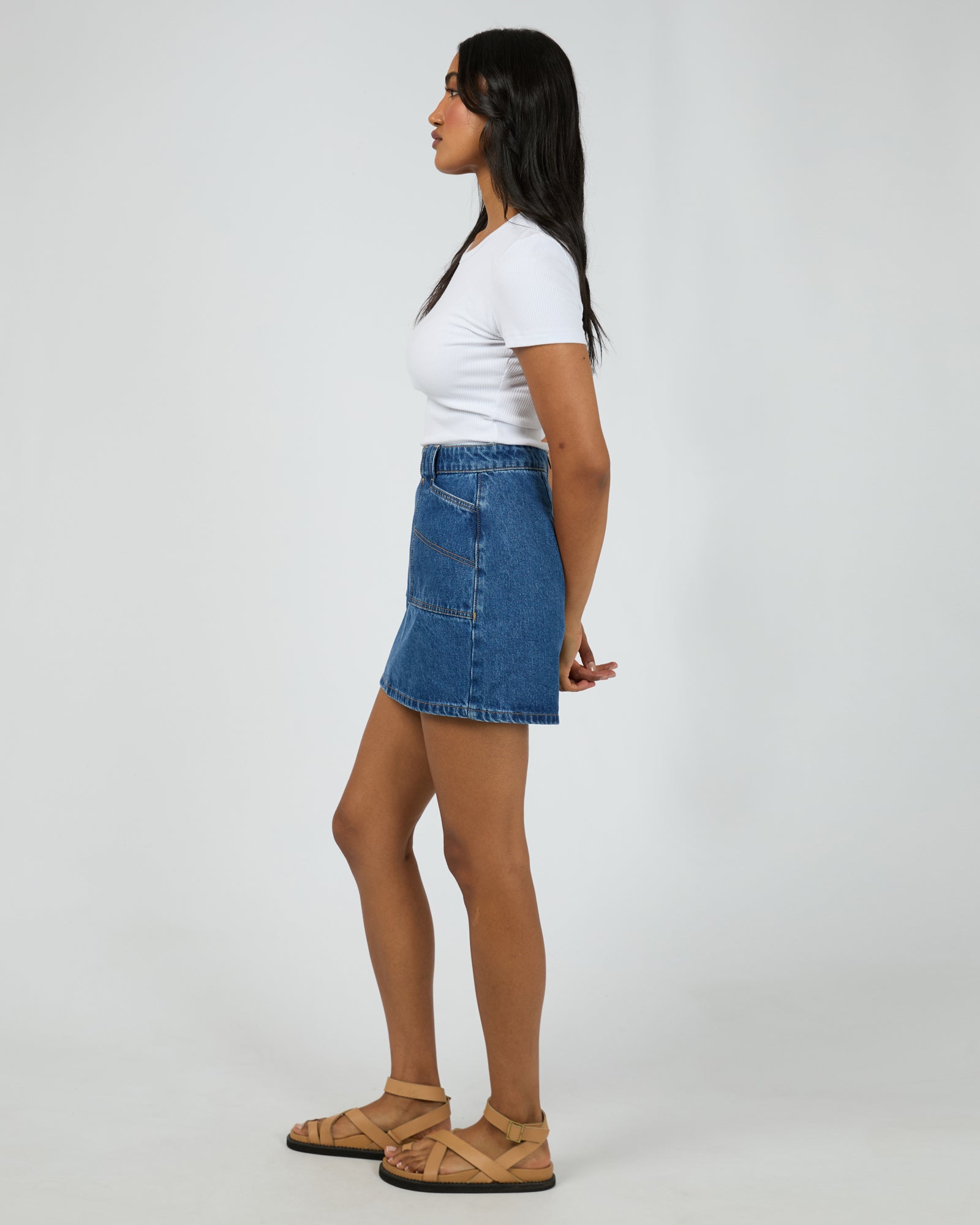 All About Eve Becca Skirt - Heritage Blue