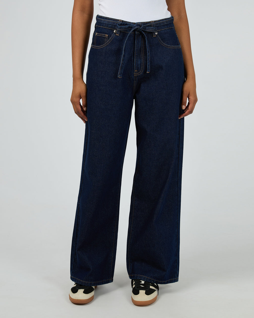 All About Eve Gia High Rise Baggy Jean - Indigo