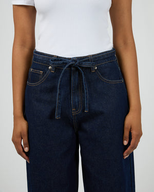 All About Eve Gia High Rise Baggy Jean - Indigo