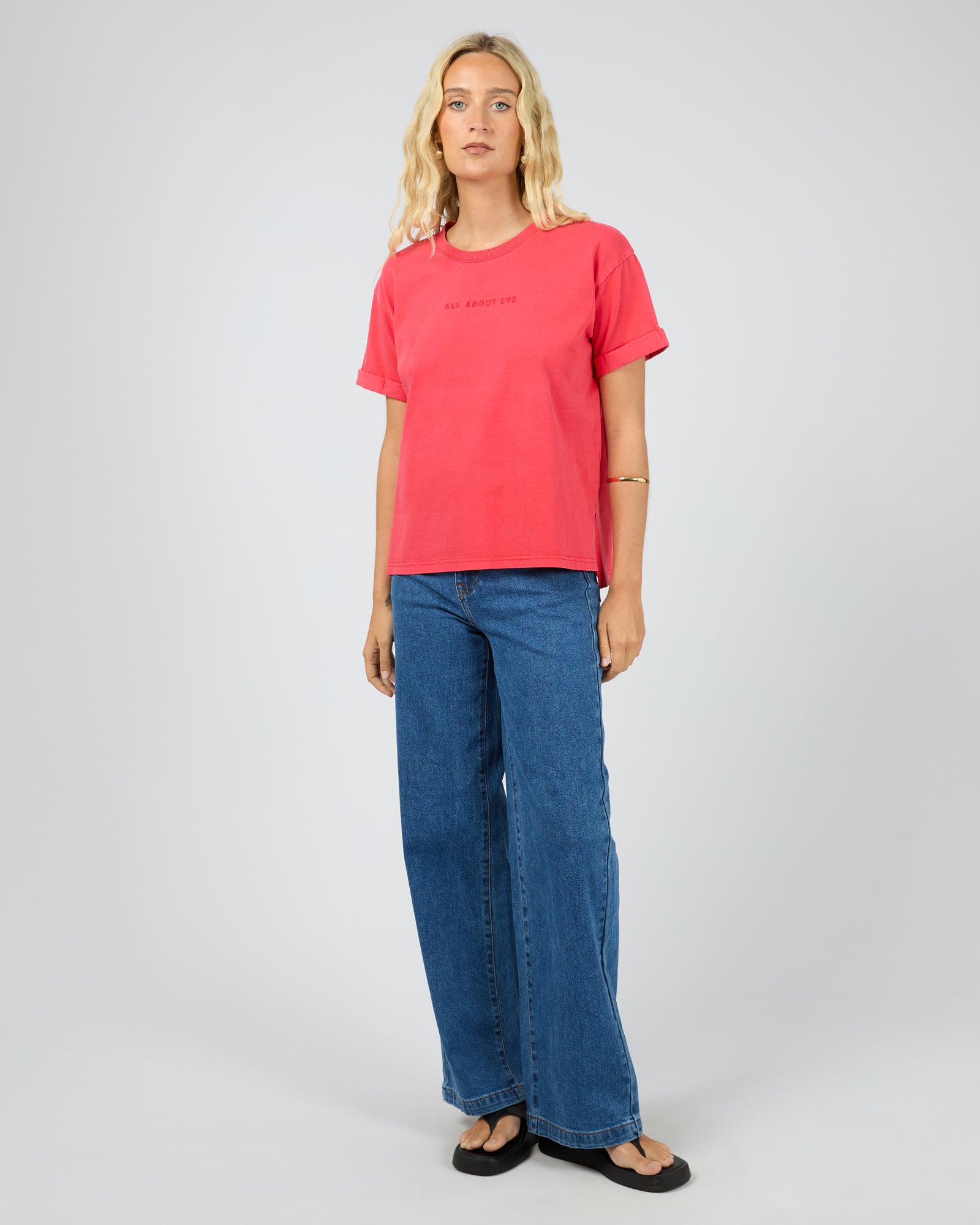 All About Eve Washed Tee - Red