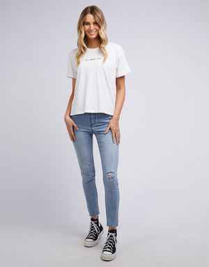 All About Eve Washed Tee - White