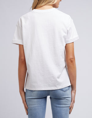 All About Eve Washed Tee - White