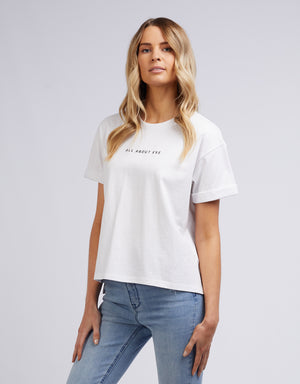 All About Eve Washed Tee - White