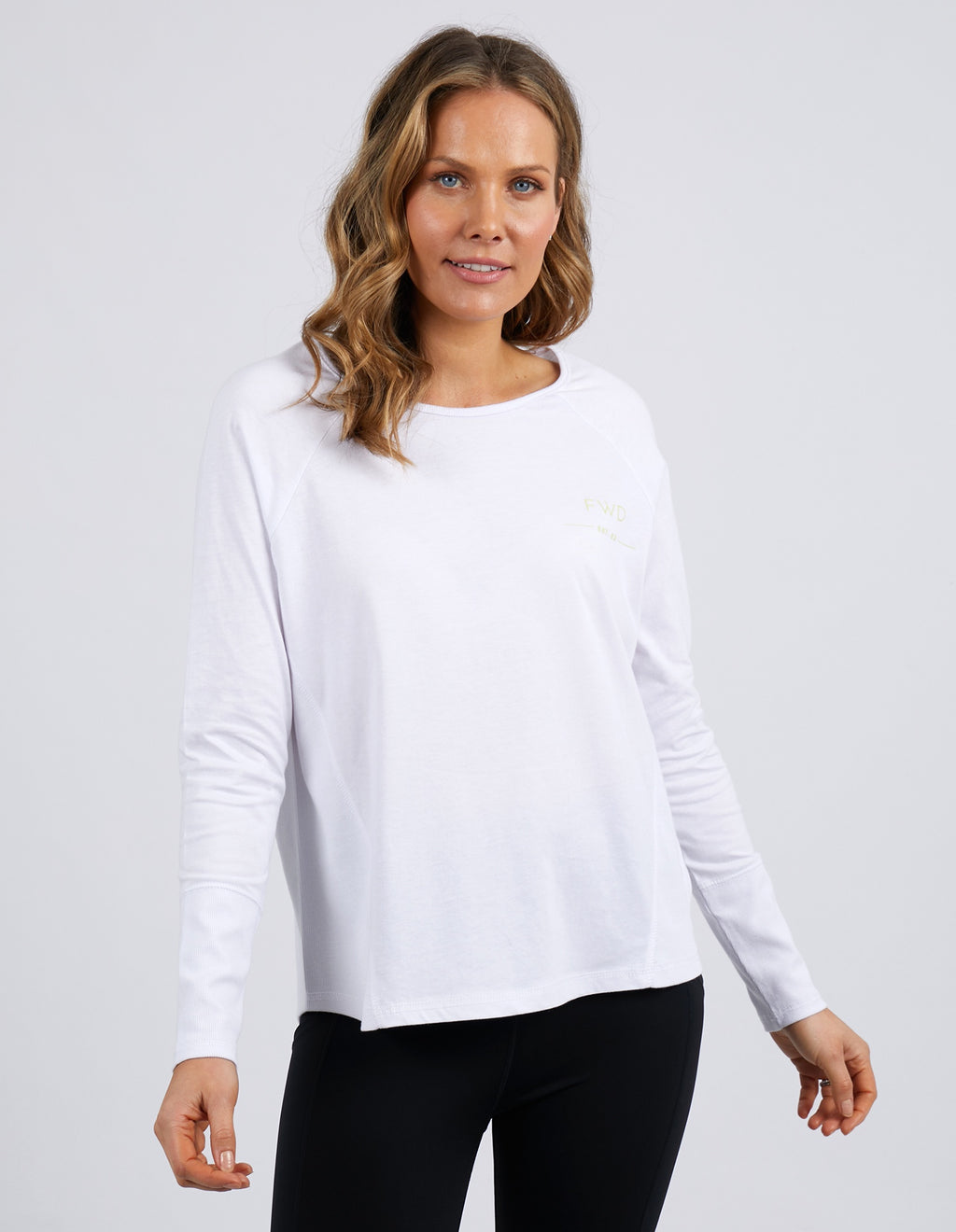 Foxwood Extend Long Sleeve Tee - White