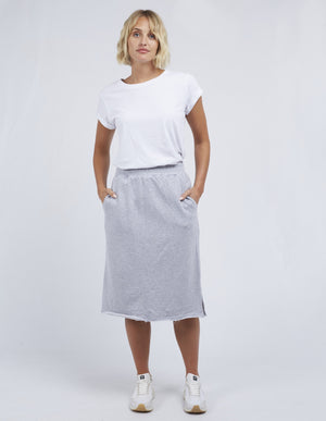 Foxwood Staple Skirt - Grey Marle