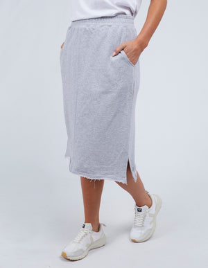 Foxwood Staple Skirt - Grey Marle