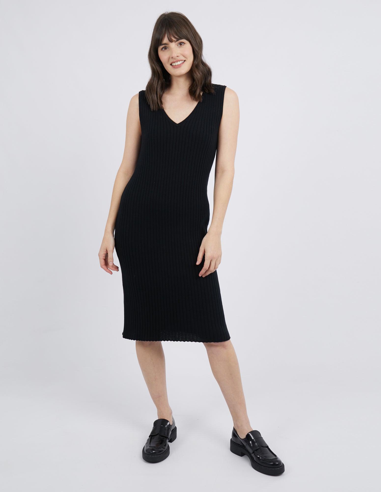 Foxwood Sevyn Knit Dress - Black